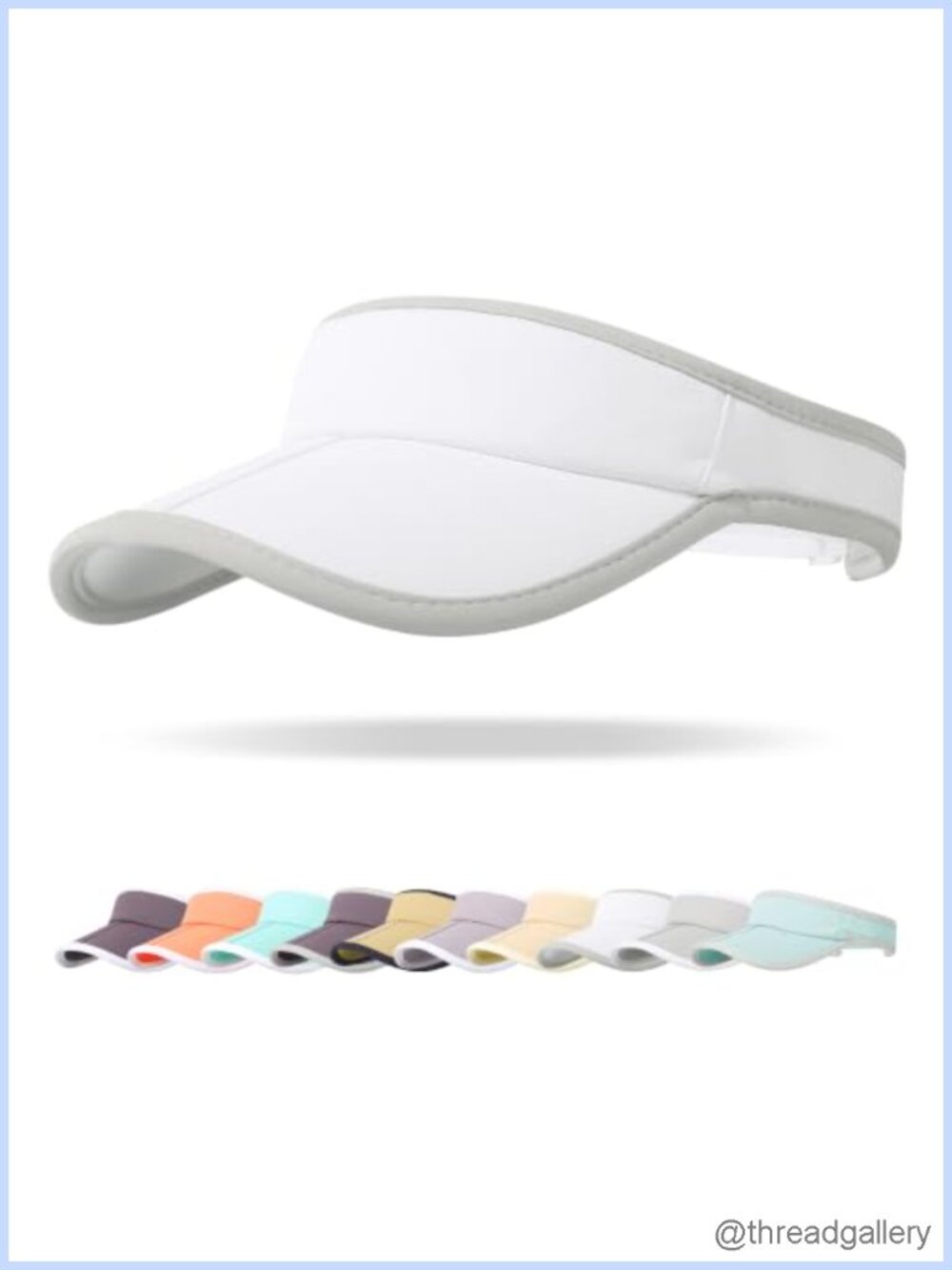 Foldable Brim Adjustable Sports Sun Visor Hat for Women Men